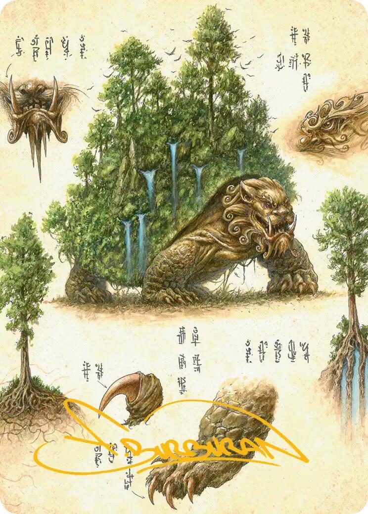The Lion-Turtle Art Card (Gold-Stamped Signature) [Avatar: The Last Airbender Art Series] | Lots Moore NSW