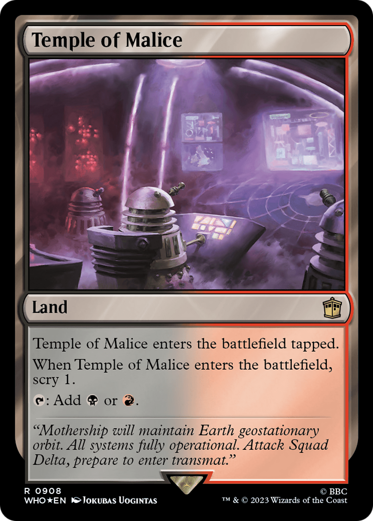 Temple of Malice (Surge Foil) [Doctor Who] | Lots Moore NSW