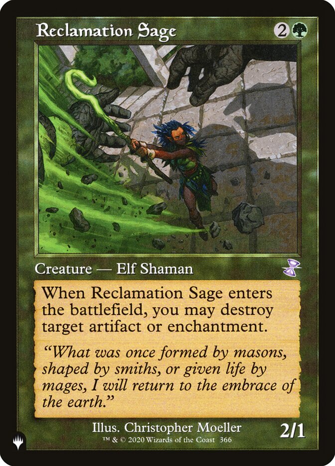 Reclamation Sage [The List] | Lots Moore NSW