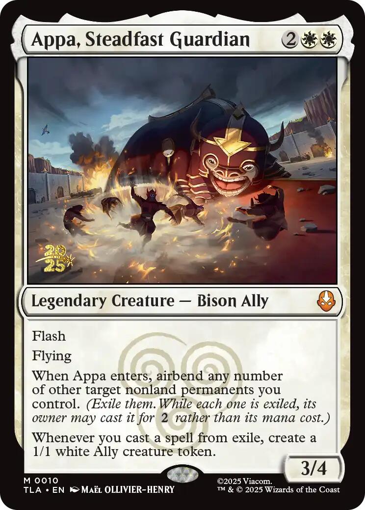 Appa, Steadfast Guardian [Avatar: The Last Airbender Prerelease Cards] | Lots Moore NSW