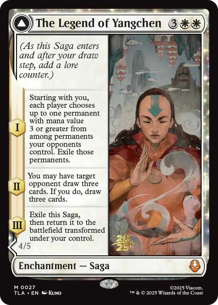 The Legend of Yangchen [Avatar: The Last Airbender Prerelease Cards] | Lots Moore NSW