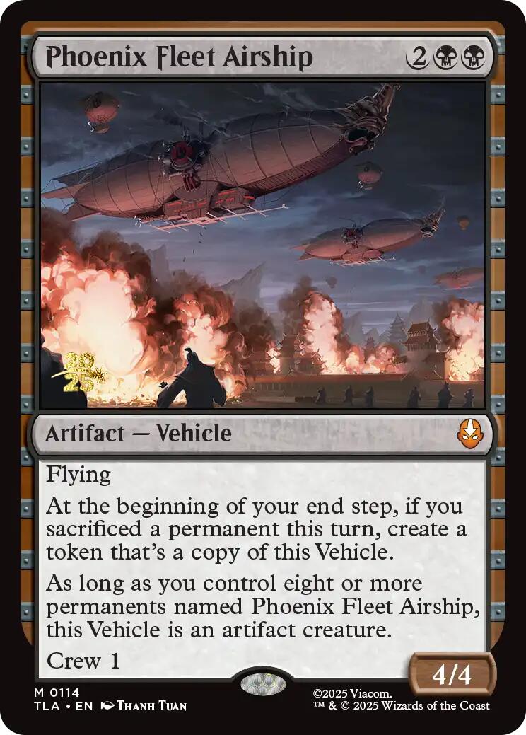 Phoenix Fleet Airship [Avatar: The Last Airbender Prerelease Cards] | Lots Moore NSW