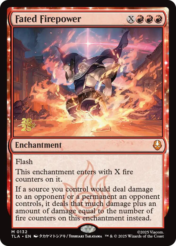 Fated Firepower [Avatar: The Last Airbender Prerelease Cards] | Lots Moore NSW
