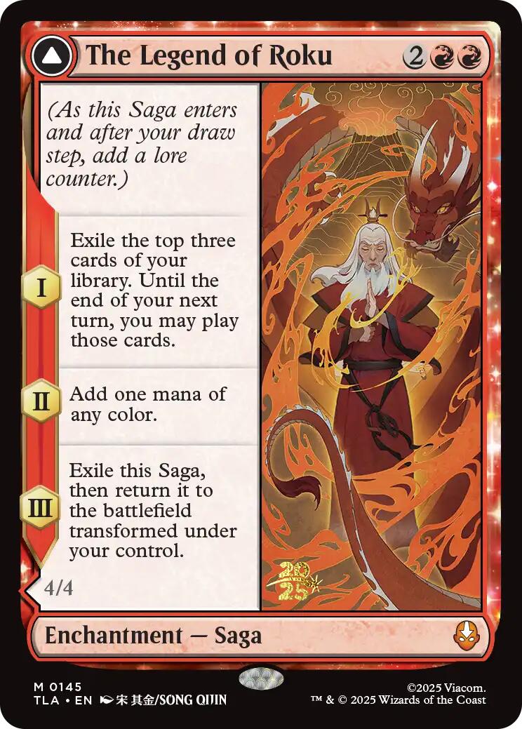 The Legend of Roku [Avatar: The Last Airbender Prerelease Cards] | Lots Moore NSW