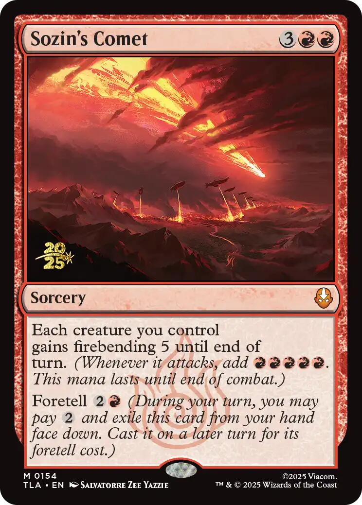 Sozin's Comet [Avatar: The Last Airbender Prerelease Cards] | Lots Moore NSW