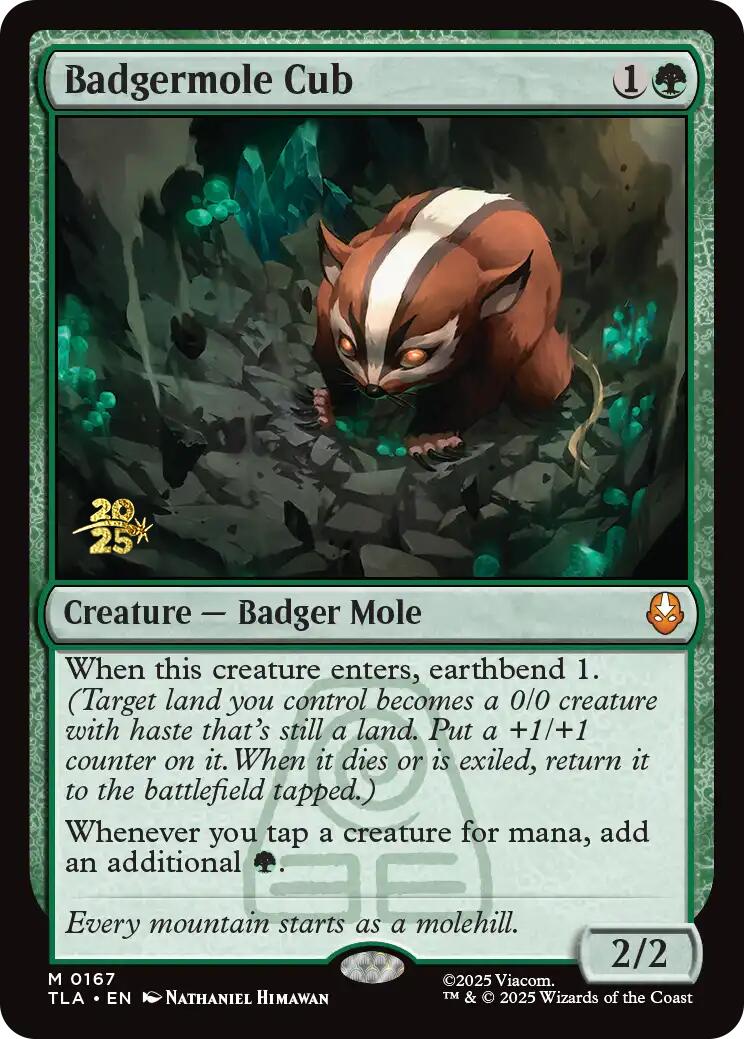Badgermole Cub [Avatar: The Last Airbender Prerelease Cards] | Lots Moore NSW