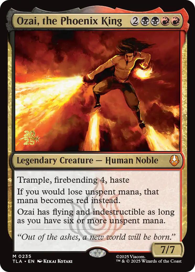 Ozai, the Phoenix King [Avatar: The Last Airbender Prerelease Cards] | Lots Moore NSW