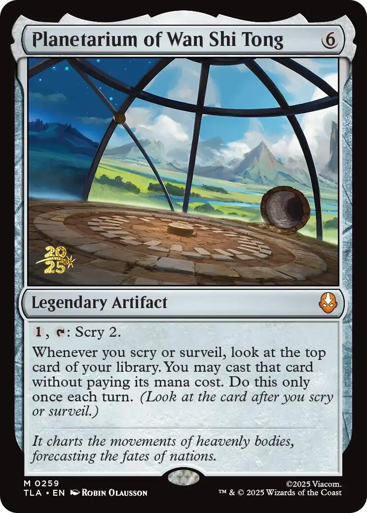 Planetarium of Wan Shi Tong [Avatar: The Last Airbender Prerelease Cards] | Lots Moore NSW