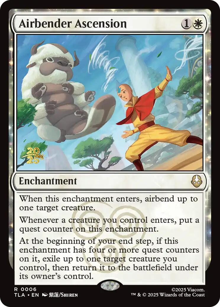 Airbender Ascension [Avatar: The Last Airbender Prerelease Cards] | Lots Moore NSW