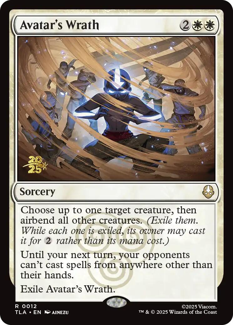 Avatar's Wrath [Avatar: The Last Airbender Prerelease Cards] | Lots Moore NSW