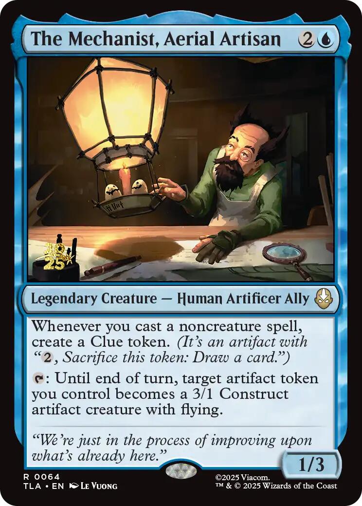 The Mechanist, Aerial Artisan [Avatar: The Last Airbender Prerelease Cards] | Lots Moore NSW