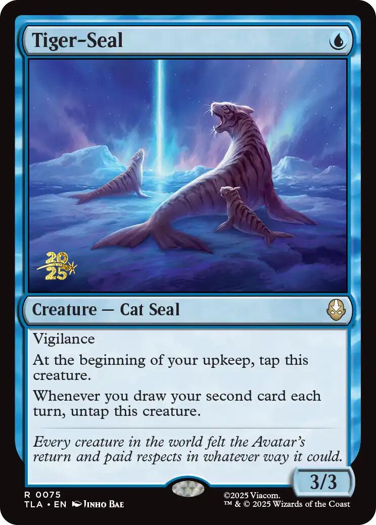 Tiger-Seal [Avatar: The Last Airbender Prerelease Cards] | Lots Moore NSW