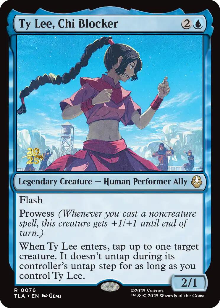 Ty Lee, Chi Blocker [Avatar: The Last Airbender Prerelease Cards] | Lots Moore NSW