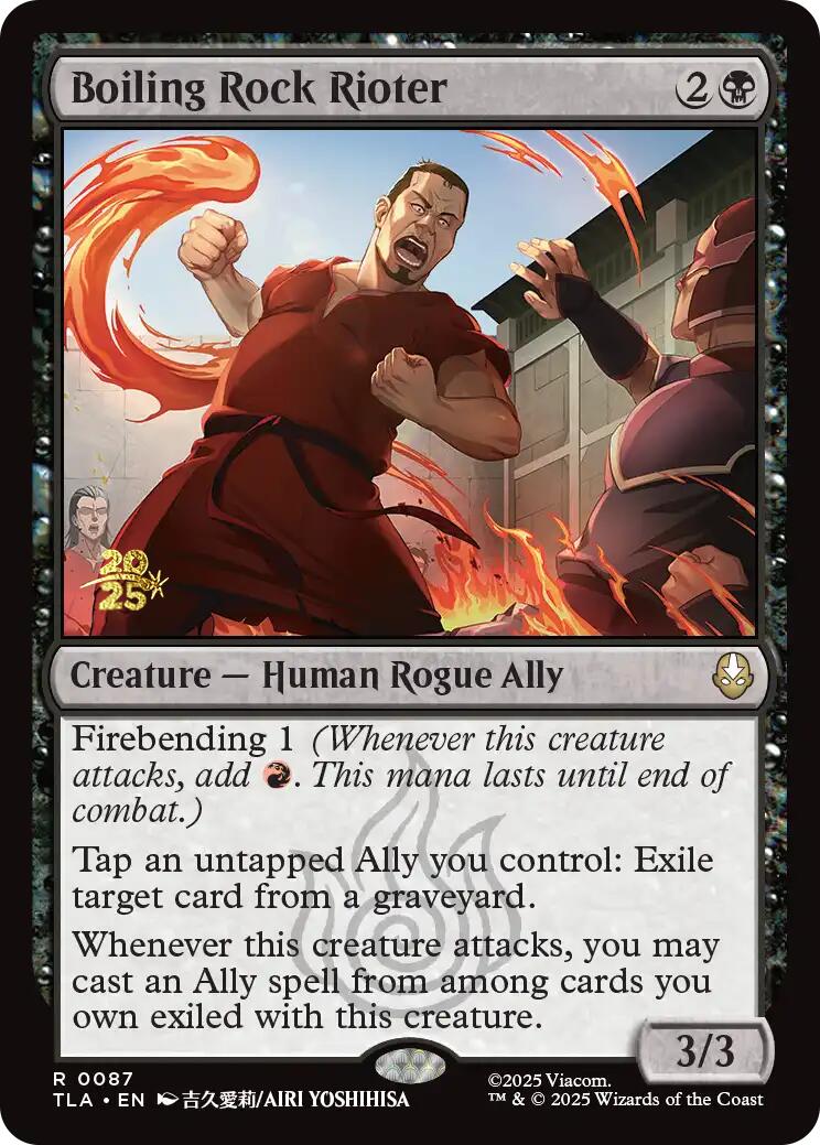 Boiling Rock Rioter [Avatar: The Last Airbender Prerelease Cards] | Lots Moore NSW