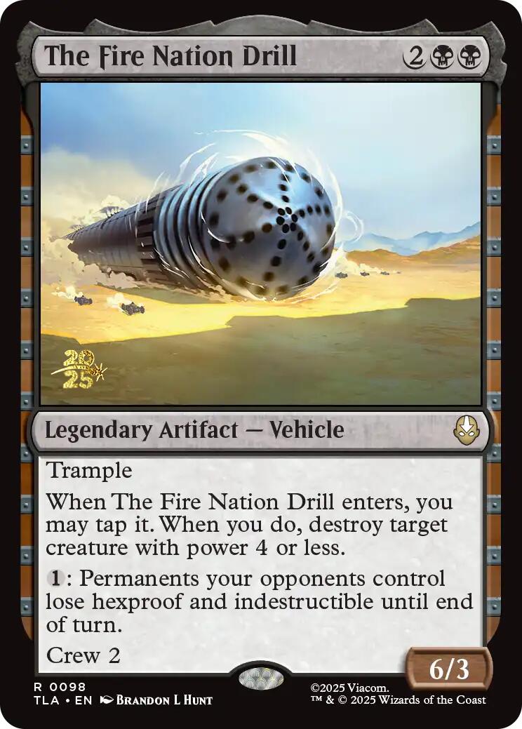 The Fire Nation Drill [Avatar: The Last Airbender Prerelease Cards] | Lots Moore NSW
