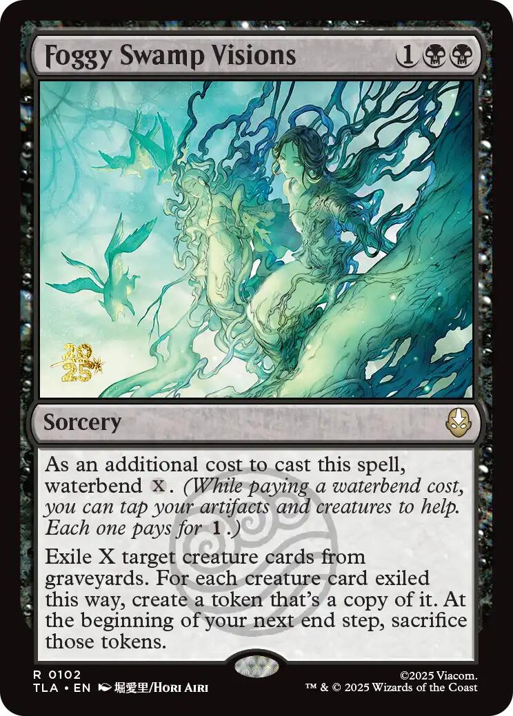 Foggy Swamp Visions [Avatar: The Last Airbender Prerelease Cards] | Lots Moore NSW