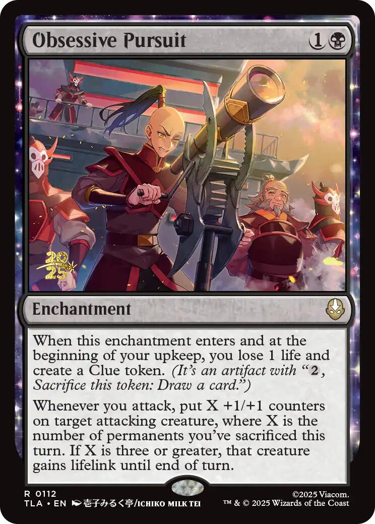 Obsessive Pursuit [Avatar: The Last Airbender Prerelease Cards] | Lots Moore NSW