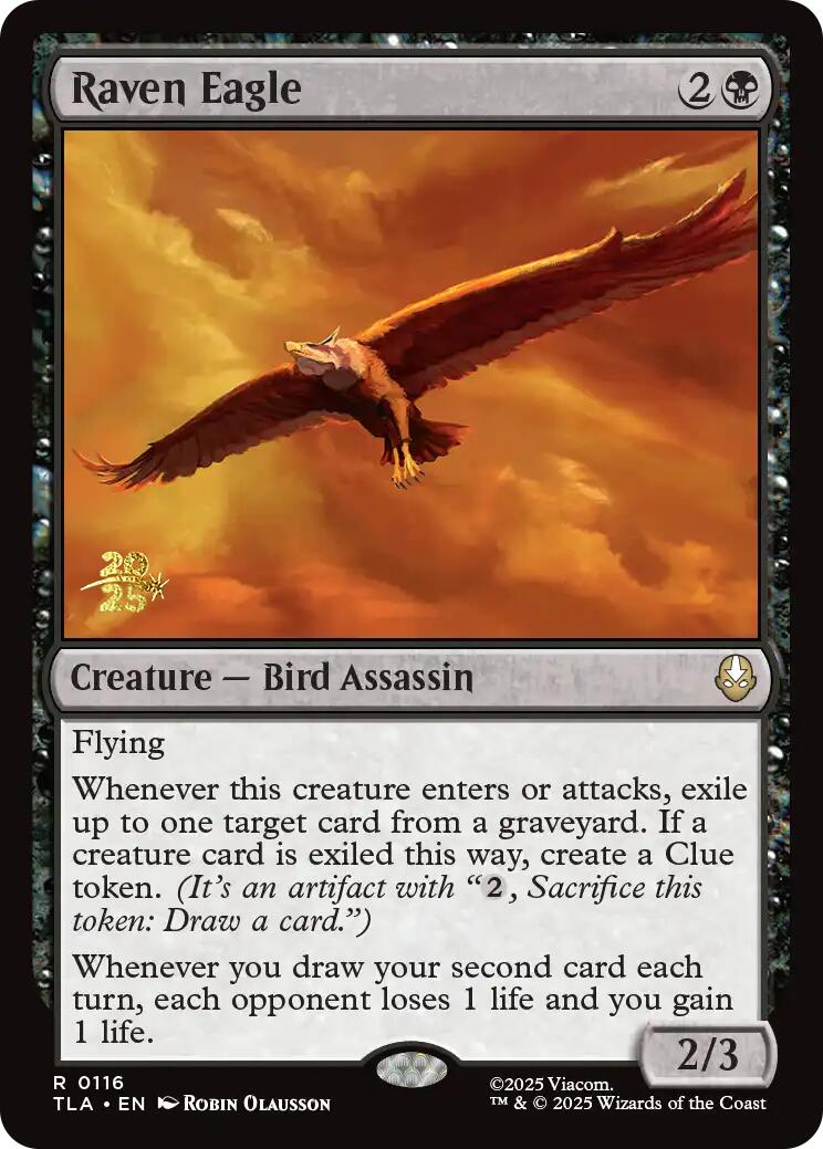 Raven Eagle [Avatar: The Last Airbender Prerelease Cards] | Lots Moore NSW