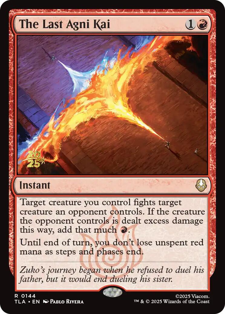 The Last Agni Kai [Avatar: The Last Airbender Prerelease Cards] | Lots Moore NSW