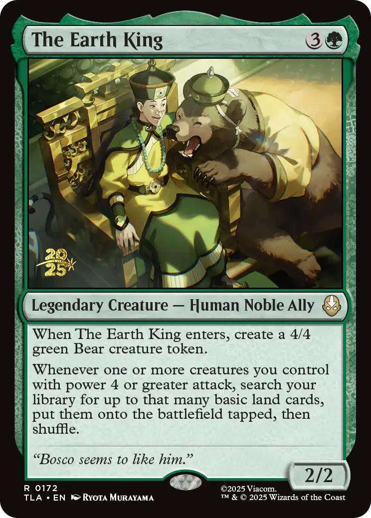 The Earth King [Avatar: The Last Airbender Prerelease Cards] | Lots Moore NSW