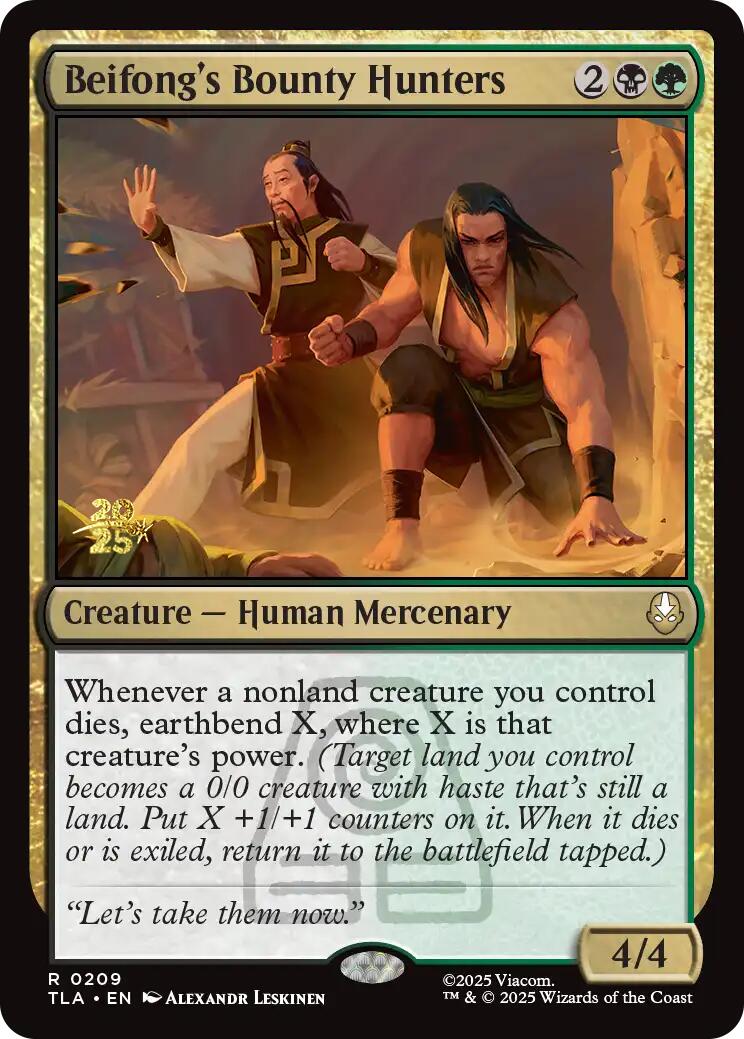 Beifong's Bounty Hunters [Avatar: The Last Airbender Prerelease Cards] | Lots Moore NSW