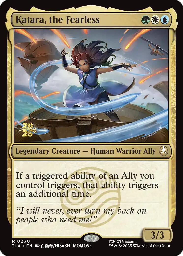 Katara, the Fearless [Avatar: The Last Airbender Prerelease Cards] | Lots Moore NSW