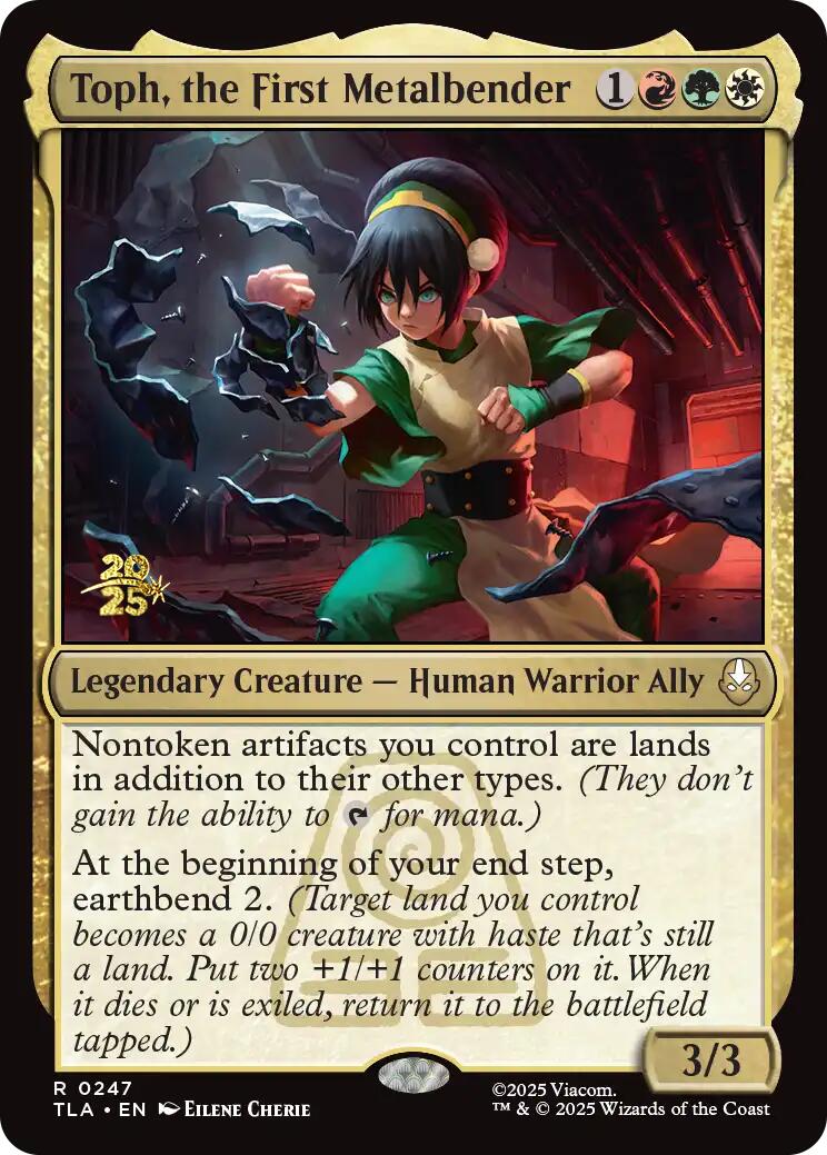 Toph, the First Metalbender [Avatar: The Last Airbender Prerelease Cards] | Lots Moore NSW
