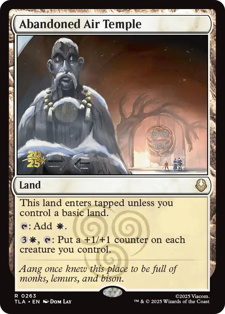 Abandoned Air Temple [Avatar: The Last Airbender Prerelease Cards] | Lots Moore NSW