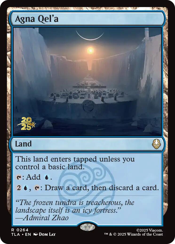 Agna Qel'a [Avatar: The Last Airbender Prerelease Cards] | Lots Moore NSW