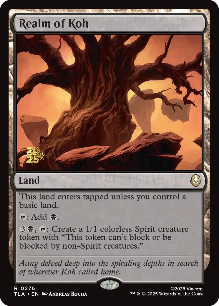 Realm of Koh [Avatar: The Last Airbender Prerelease Cards] | Lots Moore NSW