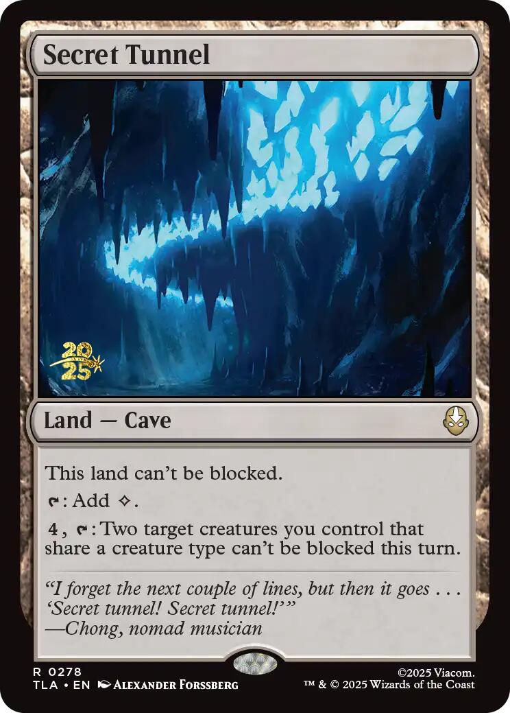 Secret Tunnel [Avatar: The Last Airbender Prerelease Cards] | Lots Moore NSW