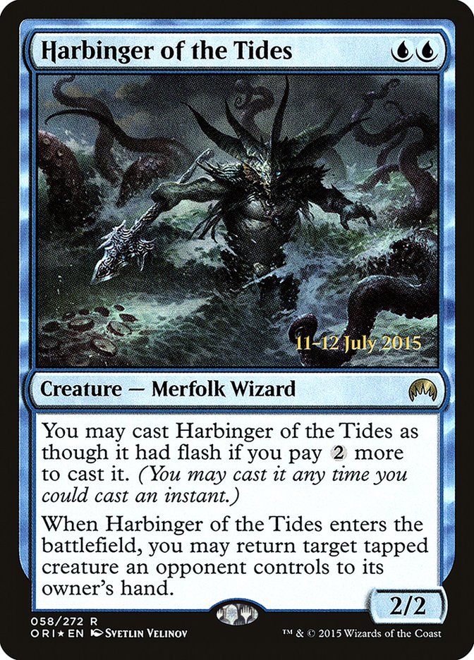 Harbinger of the Tides [Magic Origins Prerelease Promos] | Lots Moore NSW