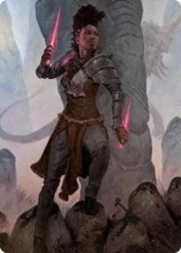 Kaya the Inexorable Art Card [Kaldheim Art Series] | Lots Moore NSW