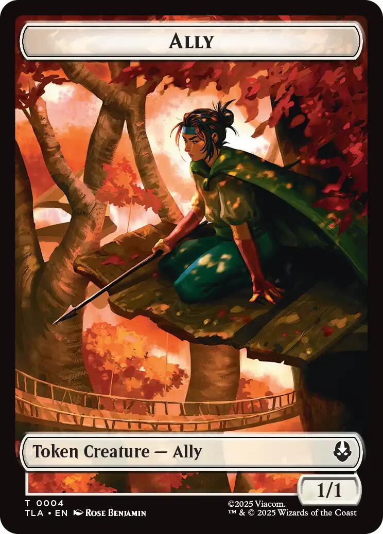 Ally (0004) // Clue (0015) Double-Sided Token [Avatar: The Last Airbender Tokens] | Lots Moore NSW