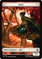 Ally (0004) // Clue (0015) Double-Sided Token [Avatar: The Last Airbender Tokens] | Lots Moore NSW