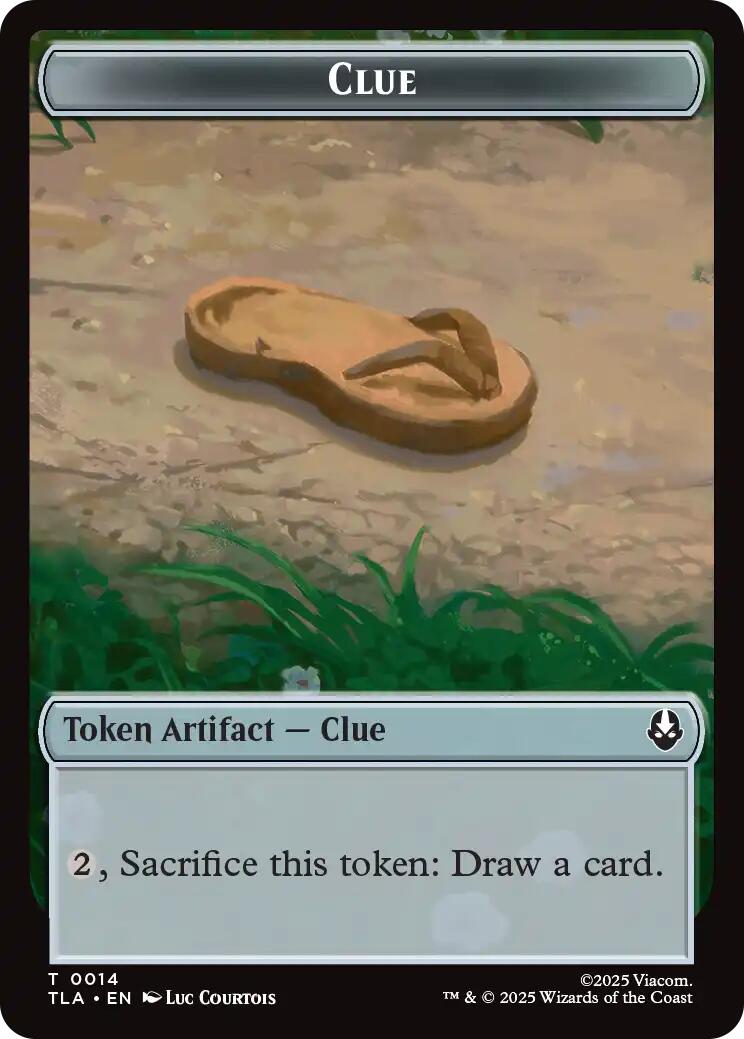 Ally (0005) // Clue (0014) Double-Sided Token [Avatar: The Last Airbender Tokens] | Lots Moore NSW