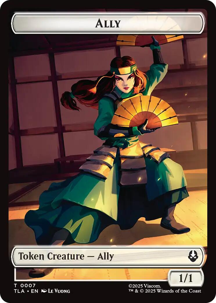 Ally (0007) // Clue (0018) Double-Sided Token [Avatar: The Last Airbender Tokens] | Lots Moore NSW