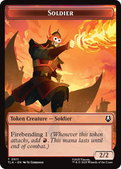 Ballistic Boulder // Soldier (0011) Double-Sided Token [Avatar: The Last Airbender Tokens] | Lots Moore NSW