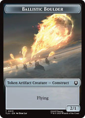 Ballistic Boulder // Soldier (0011) Double-Sided Token [Avatar: The Last Airbender Tokens] | Lots Moore NSW