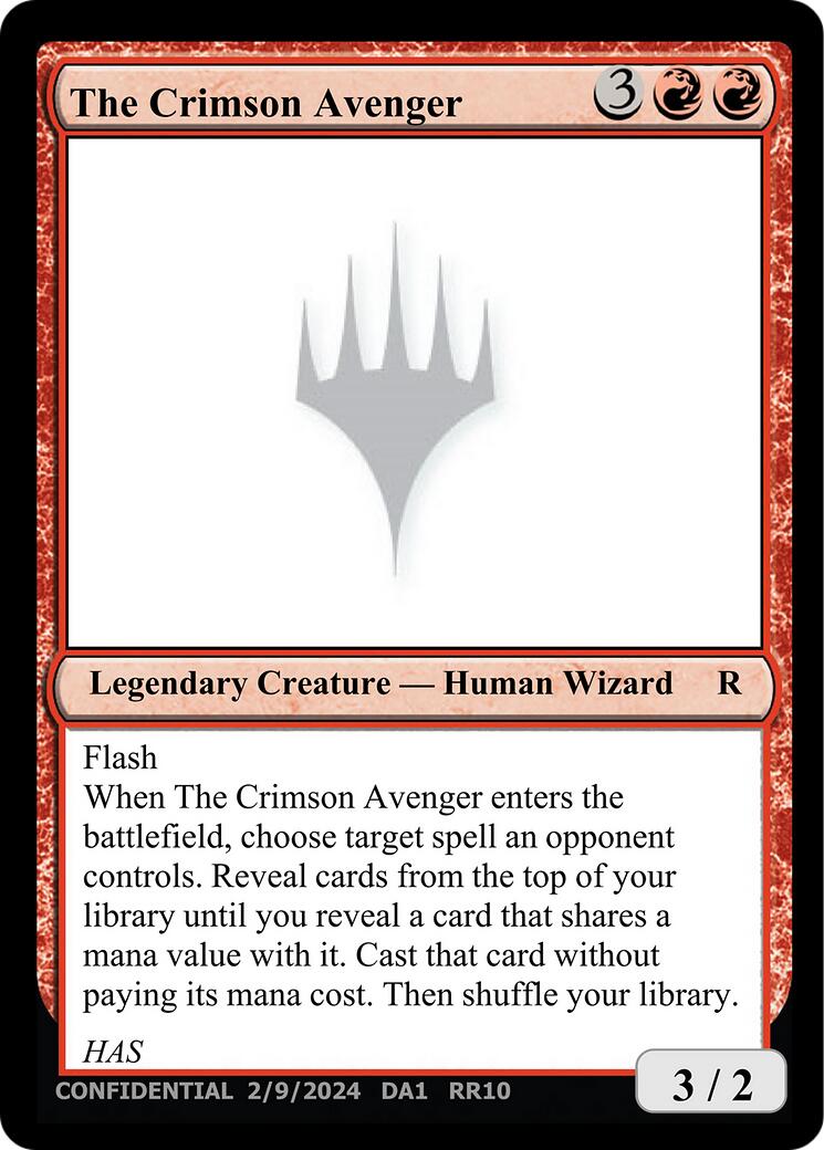 The Crimson Avenger [Unknown Event] | Lots Moore NSW