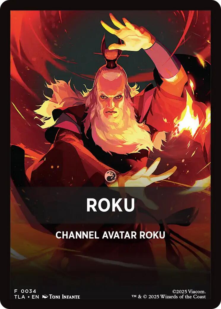 Roku Theme Card [Avatar: The Last Airbender Tokens] | Lots Moore NSW