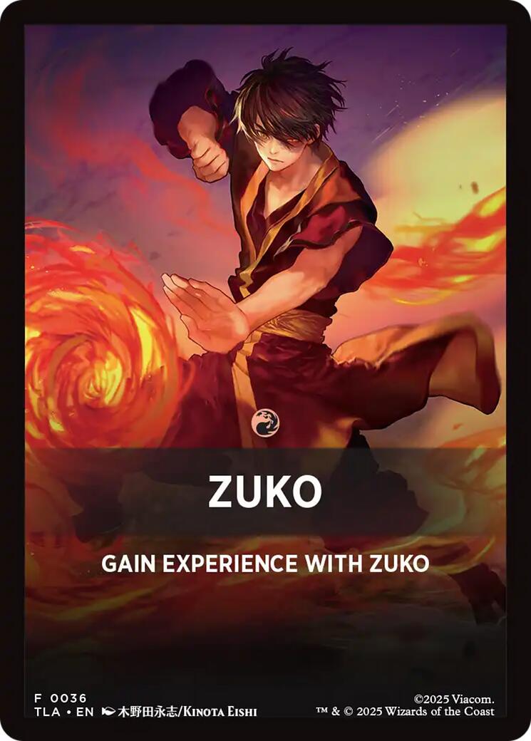 Zuko Theme Card [Avatar: The Last Airbender Tokens] | Lots Moore NSW