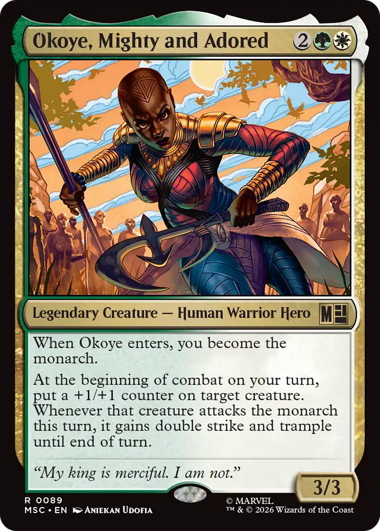 Okoye, Mighty and Adored [Marvel Super Heroes Commander] | Lots Moore NSW