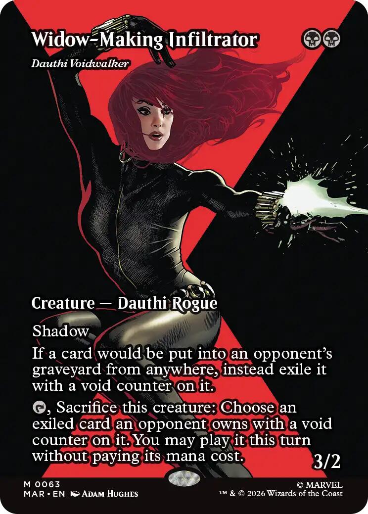 Widow-Making Infiltrator - Dauthi Voidwalker (Borderless) [Marvel Universe: Eternal-Legal] | Lots Moore NSW
