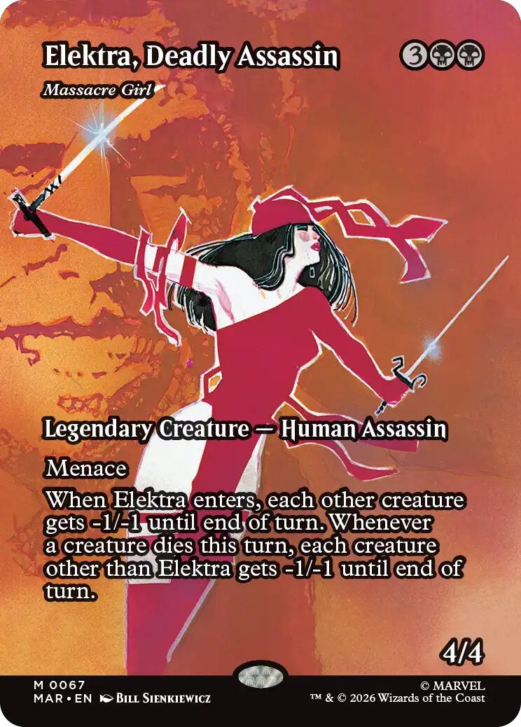 Elektra, Deadly Assassin - Massacre Girl (Borderless) [Marvel Universe: Eternal-Legal] | Lots Moore NSW