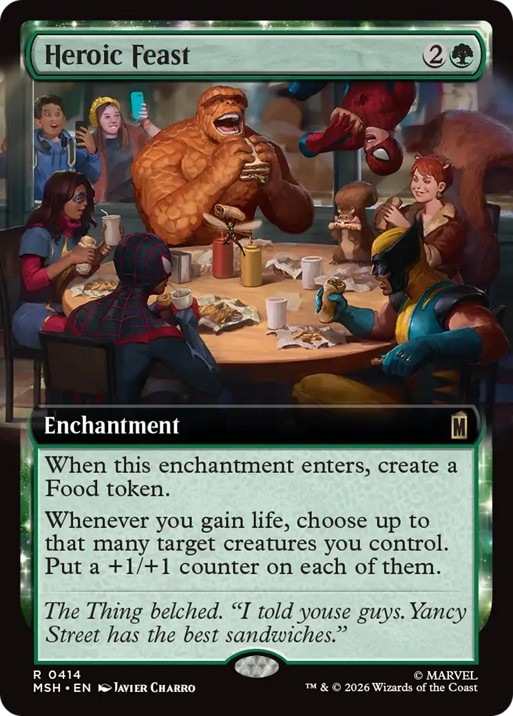 Heroic Feast (Extended Art) [Marvel Super Heroes] | Lots Moore NSW