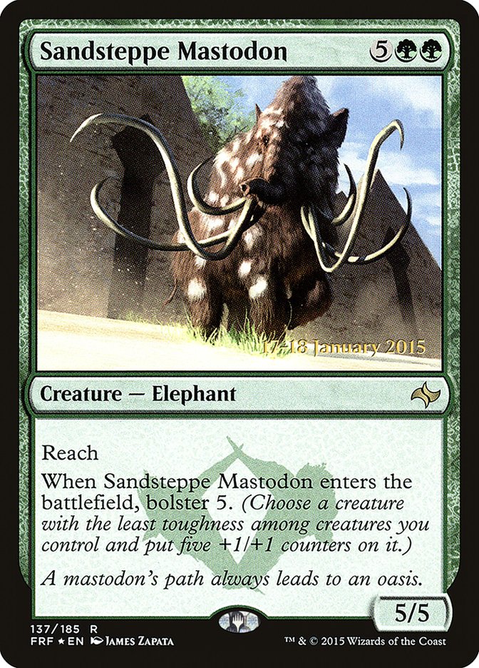 Sandsteppe Mastodon [Fate Reforged Prerelease Promos] | Lots Moore NSW