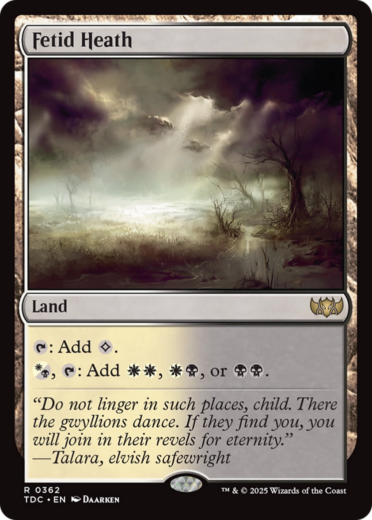Fetid Heath [Tarkir: Dragonstorm Commander] | Lots Moore NSW