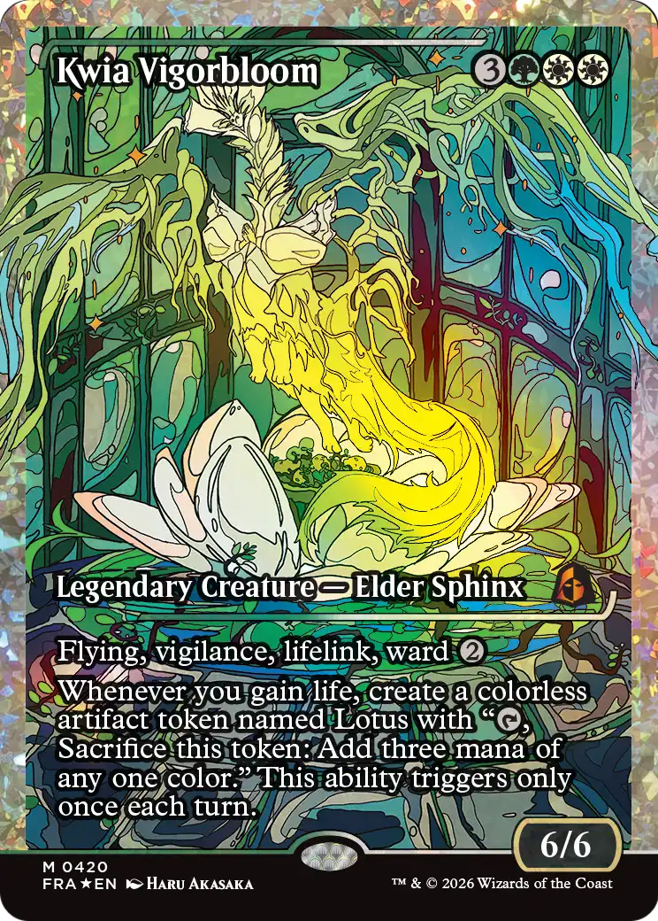 Kwia Vigorbloom (Showcase) (Fracture Foil) (0420) [Reality Fracture] | Lots Moore NSW
