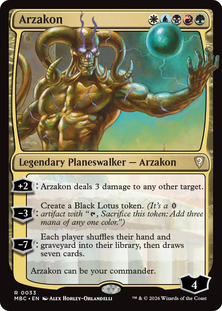 Arzakon [Mystery Booster: Commander Edition] | Lots Moore NSW